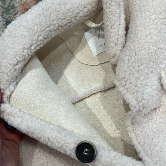 Zara girls 2-3 years cream coat - Picture 7 of 7